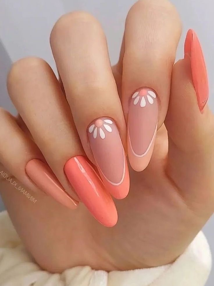 Peach Nail Designs