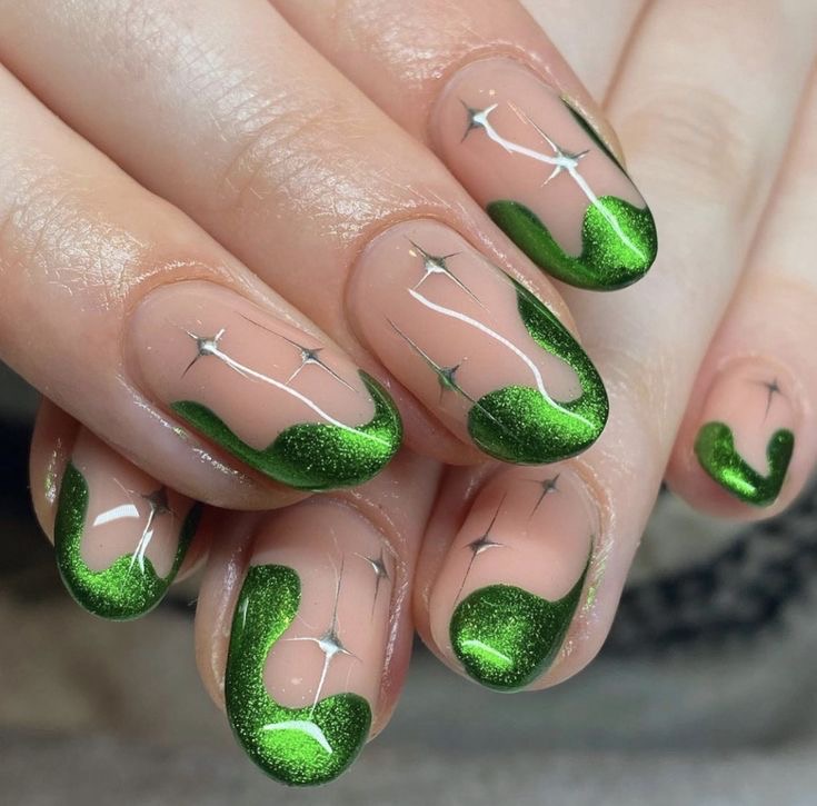 Green Nail Designs