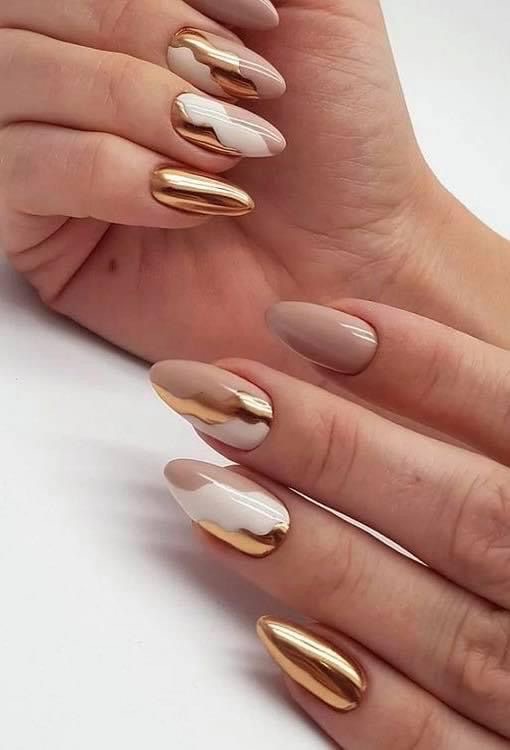Gold Nail Designs